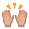 Raising Hands - Medium emoji on LG
